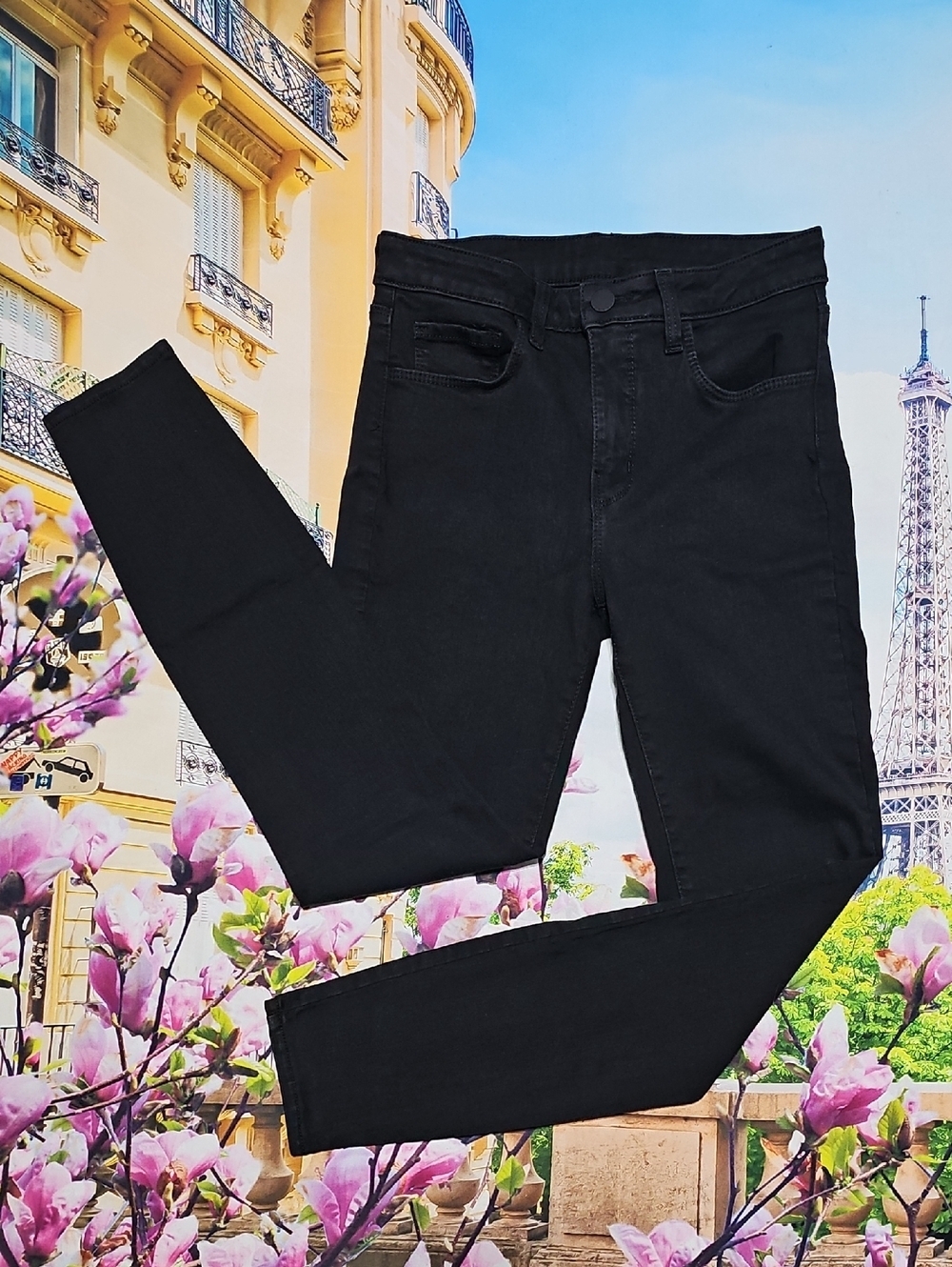 L'Agence Black Skinny Jeans Size 25‎